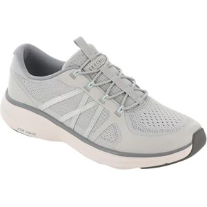 Skechers Women's D'Lux Comfort 2.0 Victory Sneaker, Gray Mesh/Mint Trim, 6.5 UK Skechers Women's D'Lux Comfort 2.0 Victory Sneaker, Gray Mesh/Mint Trim, 6.5 UK