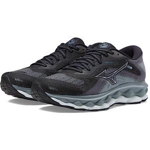 Mizuno Womens Wave Sky 7 Running Shoe, Black-silverstar, 6 UK Mizuno Womens Wave Sky 7 Running Shoe, Black-silverstar, 6 UK