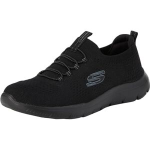 Skechers Womens Summits Top Player Sneaker, Black Knit Trim, 4.5 UK Skechers Womens Summits Top Player Sneaker, Black Knit Trim, 4.5 UK