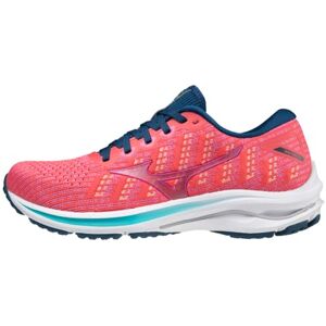 Mizuno Women's Wave Rider 25 Running Shoe, Waveknit-Cayenne/Phlox Pink, 4.5 UK Mizuno Women's Wave Rider 25 Running Shoe, Waveknit-Cayenne/Phlox Pink, 4.5 UK
