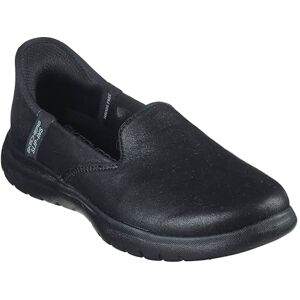 Skechers Women's On-The-Go Flex Captivating Slip-On Sneakers, Black Textile, 3 UK Skechers Women's On-The-Go Flex Captivating Slip-On Sneakers, Black Textile, 3 UK
