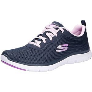 Skechers Women's Flex Appeal 4.0 Brilliant View Sneaker, Navy, 6.5 UK Skechers Women's Flex Appeal 4.0 Brilliant View Sneaker, Navy, 6.5 UK