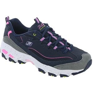 Skechers Women's D'Lites Sneaker, Navy/Multi, 8.5 Skechers Women's D'Lites Sneaker, Navy/Multi, 8.5