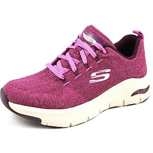 Skechers Women's Arch Fit-Comfy Wave Sneaker, Red, 10 UK Skechers Women's Arch Fit-Comfy Wave Sneaker, Red, 10 UK
