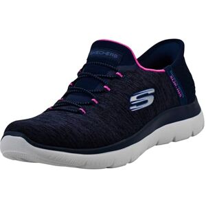 Skechers Women's Summits-Quick Getaway Sneaker, Navy/Hot Pink, 6.5 UK Wide Skechers Women's Summits-Quick Getaway Sneaker, Navy/Hot Pink, 6.5 UK Wide