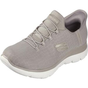 Skechers Women's Summits Classy Night Slip-On Sneakers, Taupe Mesh/Gold Trim, 8 UK Skechers Women's Summits Classy Night Slip-On Sneakers, Taupe Mesh/Gold Trim, 8 UK