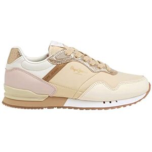 Pepe Jeans Women's London Albal W Sneaker, Yellow (Gold), 5 UK Pepe Jeans Women's London Albal W Sneaker, Yellow (Gold), 5 UK