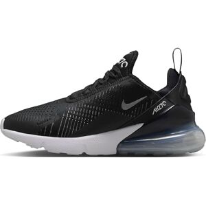 Nike Women's Air Max 270 Sneaker, Black/Metallic Silver/White, 3 UK Nike Women's Air Max 270 Sneaker, Black/Metallic Silver/White, 3 UK