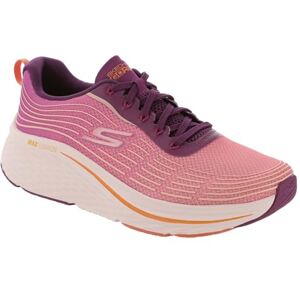 Skechers Women's Max Cushioning Elite 2.0 Alaura Sneaker, Raspberry Textile/Orange Trim, 7 UK Skechers Women's Max Cushioning Elite 2.0 Alaura Sneaker, Raspberry Textile/Orange Trim, 7 UK