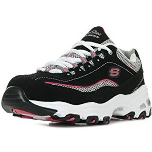 Skechers Women's D'Lites-Life Saver Low-Top Sneakers, Black (bkwp), 4.5 UK 37 1/2 EU Skechers Women's D'Lites-Life Saver Low-Top Sneakers, Black (bkwp), 4.5 UK 37 1/2 EU