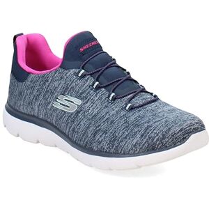 Skechers Women's Summits-Quick Getaway Sneaker, Navy/Hot Pink, 6 UK Wide Skechers Women's Summits-Quick Getaway Sneaker, Navy/Hot Pink, 6 UK Wide