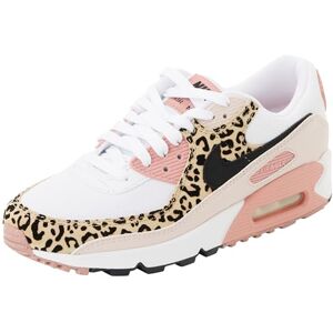 Nike Women's WMNS AIR MAX 90 Sneaker, White Black Silt Red Rust Pink, 2.5 UK Nike Women's WMNS AIR MAX 90 Sneaker, White Black Silt Red Rust Pink, 2.5 UK