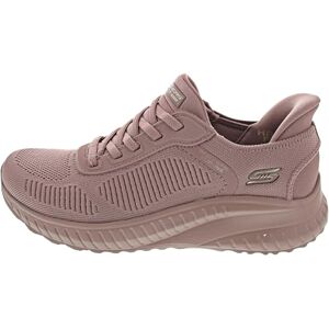 Skechers Women's Bobs Squad Chaos Current Muse Sneaker, Rose Textile, 3.5 UK Skechers Women's Bobs Squad Chaos Current Muse Sneaker, Rose Textile, 3.5 UK