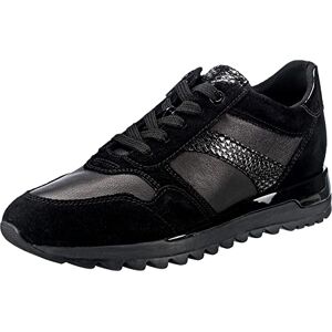 Geox Womens D Tabelya Sneakers, Black, 7.5 UK Geox Womens D Tabelya Sneakers, Black, 7.5 UK