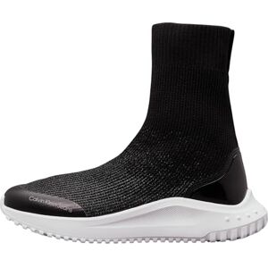 Calvin Klein Jeans Women EVA Runner HIGH Sock MTR, Black/Bright White, 37 EU Calvin Klein Jeans Women EVA Runner HIGH Sock MTR, Black/Bright White, 37 EU