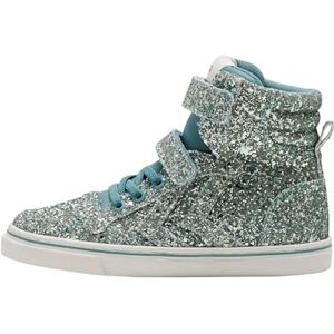 hummel Slimmer Stadil Glitter JR Sneaker, Mineral Blue, 0 UK hummel Slimmer Stadil Glitter JR Sneaker, Mineral Blue, 0 UK