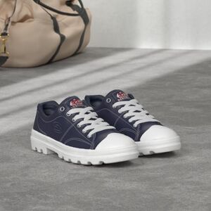 Skechers ROADIES TRUE ROOTS, Women's Low-Top Trainers, Black (Black Canvas/White Leather Trim Blk), 8 UK (41 EU) Skechers ROADIES TRUE ROOTS, Women's Low-Top Trainers, Black (Black Canvas/White Leather Trim Blk), 8 UK (41 EU)