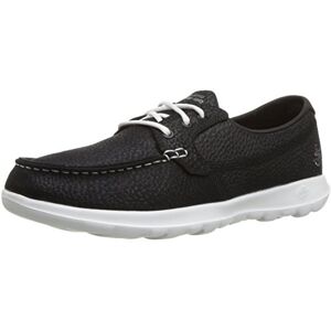 Skechers Women's Go Walk Lite-Eclipse Boat Shoe, Black/White, 3.5 UK Skechers Women's Go Walk Lite-Eclipse Boat Shoe, Black/White, 3.5 UK
