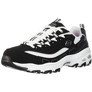 Skechers Women's D'lites biggest Fan Fashion Sneaker, Black White, 3.5 UK Wide Skechers Women's D'lites biggest Fan Fashion Sneaker, Black White, 3.5 UK Wide