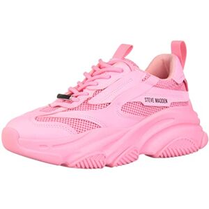 Steve Madden Women's Possession Sneaker, Hot Pink, 6.5 UK Steve Madden Women's Possession Sneaker, Hot Pink, 6.5 UK