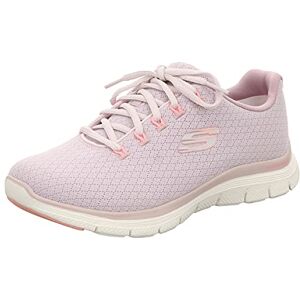Skechers Women's Flex Appeal 4.0 Coated Fidelity Sneaker,Rose Mesh/Trim,5 UK Skechers Women's Flex Appeal 4.0 Coated Fidelity Sneaker,Rose Mesh/Trim,5 UK