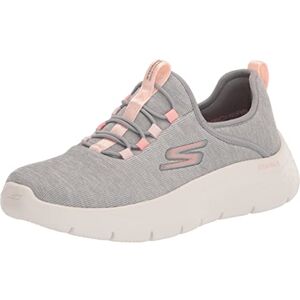 Skechers Women's Go Walk Flex-Lucy Sneaker, Grey-Pink, 3.5 UK Skechers Women's Go Walk Flex-Lucy Sneaker, Grey-Pink, 3.5 UK