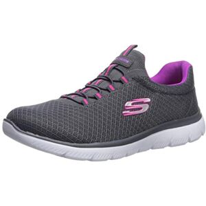 Skechers Summits Slip On Trainers 318 267 - Charcoal Size 7 (40)