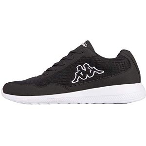 Kappa Unisex Follow Low-Top Sneakers, Black (Black/White 1110), 7 UK Kappa Unisex Follow Low-Top Sneakers, Black (Black/White 1110), 7 UK