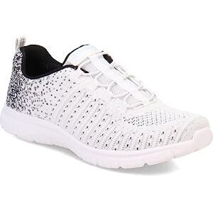 Skechers Women's Virtue Sneaker, White/Black, 7 Skechers Women's Virtue Sneaker, White/Black, 7