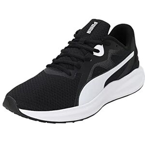Puma Men's Twitch Runner Fresh Road Running Shoe, Black Black White, 4 UK Puma Men's Twitch Runner Fresh Road Running Shoe, Black Black White, 4 UK
