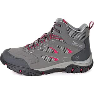 Regatta Womens/Ladies Holcombe IEP Mid Hiking Boots (7 UK) (Steel/Vivacious) Regatta Womens/Ladies Holcombe IEP Mid Hiking Boots (7 UK) (Steel/Vivacious)