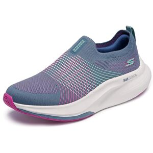 Skechers Women's Go Walk Max Walker Sally Sneaker, Charcoal/Purple, 7.5 UK Skechers Women's Go Walk Max Walker Sally Sneaker, Charcoal/Purple, 7.5 UK