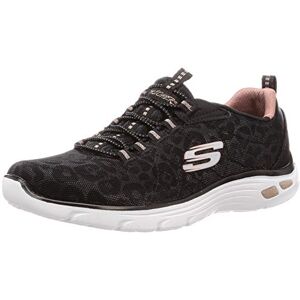 Skechers Women's EMPIRE D'LUX-SPOTTED Trainers, Black (Black Rose Gold Bkrg), 7 UK 40 EU Skechers Women's EMPIRE D'LUX-SPOTTED Trainers, Black (Black Rose Gold Bkrg), 7 UK 40 EU