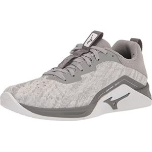 Mizuno Women's Ts-01 Cross Trainer, Grey-White, 9 Mizuno Women's Ts-01 Cross Trainer, Grey-White, 9