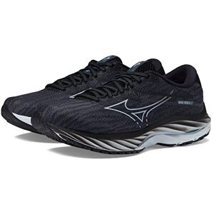 Mizuno Women's Wave Rider 27 Running Shoe, Ebony-snowcrest, 10 Wide Mizuno Women's Wave Rider 27 Running Shoe, Ebony-snowcrest, 10 Wide