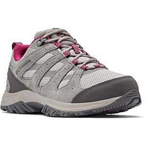 Columbia Women's Redmond 3 WP waterproof low rise hiking shoes, Grey (Ti Titanium x Red Onion), 4 UK Columbia Women's Redmond 3 WP waterproof low rise hiking shoes, Grey (Ti Titanium x Red Onion), 4 UK