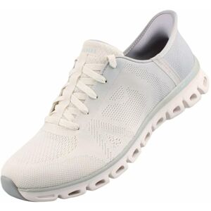Skechers Women's Glide-Step Excite Slip-On Sneakers, Gray & Off White Mesh, 5.5 UK Skechers Women's Glide-Step Excite Slip-On Sneakers, Gray & Off White Mesh, 5.5 UK