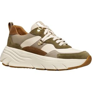 Geox Women D Diamanta Sneaker, Beige, 3.5 UK Geox Women D Diamanta Sneaker, Beige, 3.5 UK
