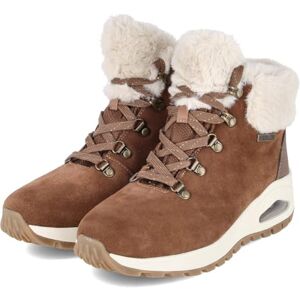 Skechers Women's Uno Rugged Moonlight Ridge Sneaker, Chestnut Suede/Duraleather/Faux Fur, 4 UK Skechers Women's Uno Rugged Moonlight Ridge Sneaker, Chestnut Suede/Duraleather/Faux Fur, 4 UK