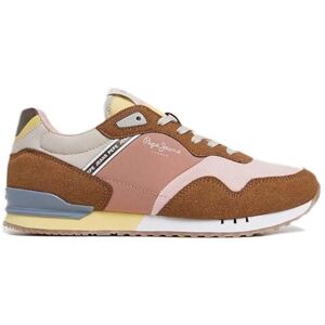 Pepe Jeans Women's London Urbans W Sneaker, Brown Cognac Brown, 3 UK Pepe Jeans Women's London Urbans W Sneaker, Brown Cognac Brown, 3 UK