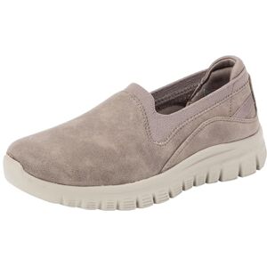 Skechers Women's Graceful Leaning in Sneaker, Dark Taupe Microleather/Knit, 4.5 UK Skechers Women's Graceful Leaning in Sneaker, Dark Taupe Microleather/Knit, 4.5 UK