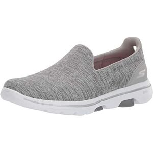 Skechers Women's Go Walk 5 Honor Sneaker, Grey, 6 UK Skechers Women's Go Walk 5 Honor Sneaker, Grey, 6 UK