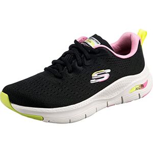Skechers Womens Arch Fit Infinity Cool Sneaker, Black Mesh Multi Trim, 4 UK Skechers Womens Arch Fit Infinity Cool Sneaker, Black Mesh Multi Trim, 4 UK