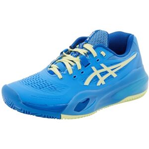 ASICS Women's Gel-Resolution X Clay Sneaker, Blue Coast/Huddle Yellow, 4 UK ASICS Women's Gel-Resolution X Clay Sneaker, Blue Coast/Huddle Yellow, 4 UK