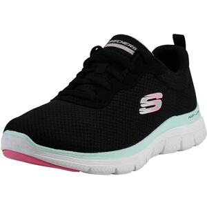 Skechers Sport Flex Appeal 4.0 Brilliant View Women's Sneaker 6.5 C/D US Black-Black Skechers Sport Flex Appeal 4.0 Brilliant View Women's Sneaker 6.5 C/D US Black-Black