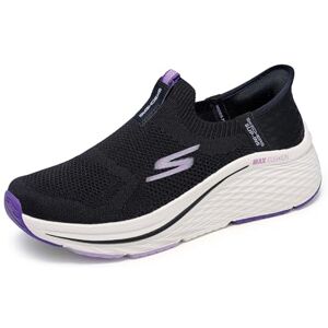 Skechers Women's Max Cushioning Elite 2.0 Eternal Hands Free Slip-ins Sneaker, Black/Purple, 4.5 UK Skechers Women's Max Cushioning Elite 2.0 Eternal Hands Free Slip-ins Sneaker, Black/Purple, 4.5 UK