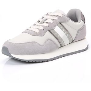 Tommy Jeans Women's Tjw Eva Runner Metallic (En0en02687 Low Top, Grey Stratus Grey, 3.5 UK Tommy Jeans Women's Tjw Eva Runner Metallic (En0en02687 Low Top, Grey Stratus Grey, 3.5 UK