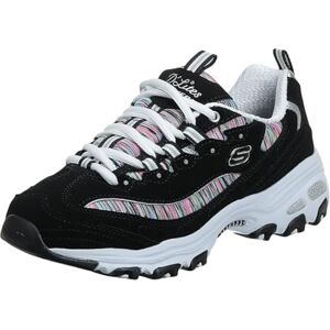 Skechers Womens d Lites Low Top Lace Up Fashion Sneakers, Black/Multi, Size 7.5 US / 5.5 UK US Skechers Womens d Lites Low Top Lace Up Fashion Sneakers, Black/Multi, Size 7.5 US / 5.5 UK US