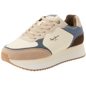 Pepe Jeans Women's W HIGH Runner Sneak, Pink(Light Nude Pink), 4 UK Pepe Jeans Women's W HIGH Runner Sneak, Pink(Light Nude Pink), 4 UK