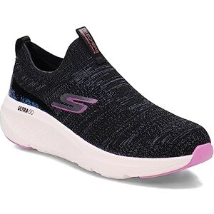 Skechers Women's Go Run Elevate-Indigo Sneaker, Black Pink, 5 UK Skechers Women's Go Run Elevate-Indigo Sneaker, Black Pink, 5 UK